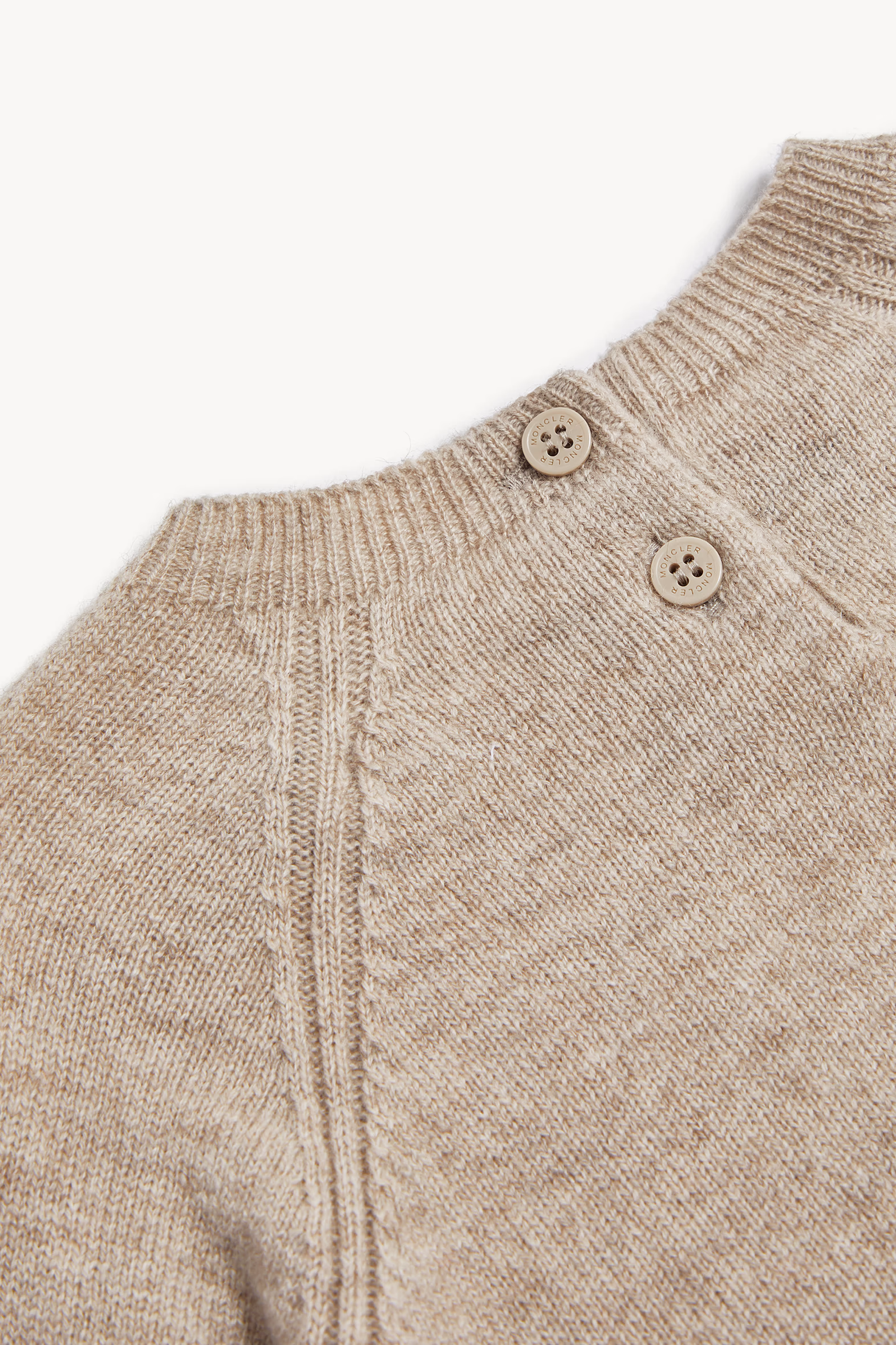 Cashmere Sweater Gender Neutral Khaki Moncler 4